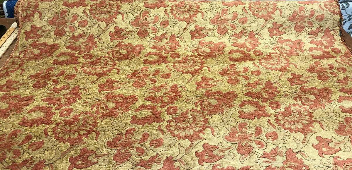 Mill Creek Foliage Russet Upholstery Chenille Fabric by the yard Affordable  Home Fabrics The more you spend, the bigger discount you'll enjoy