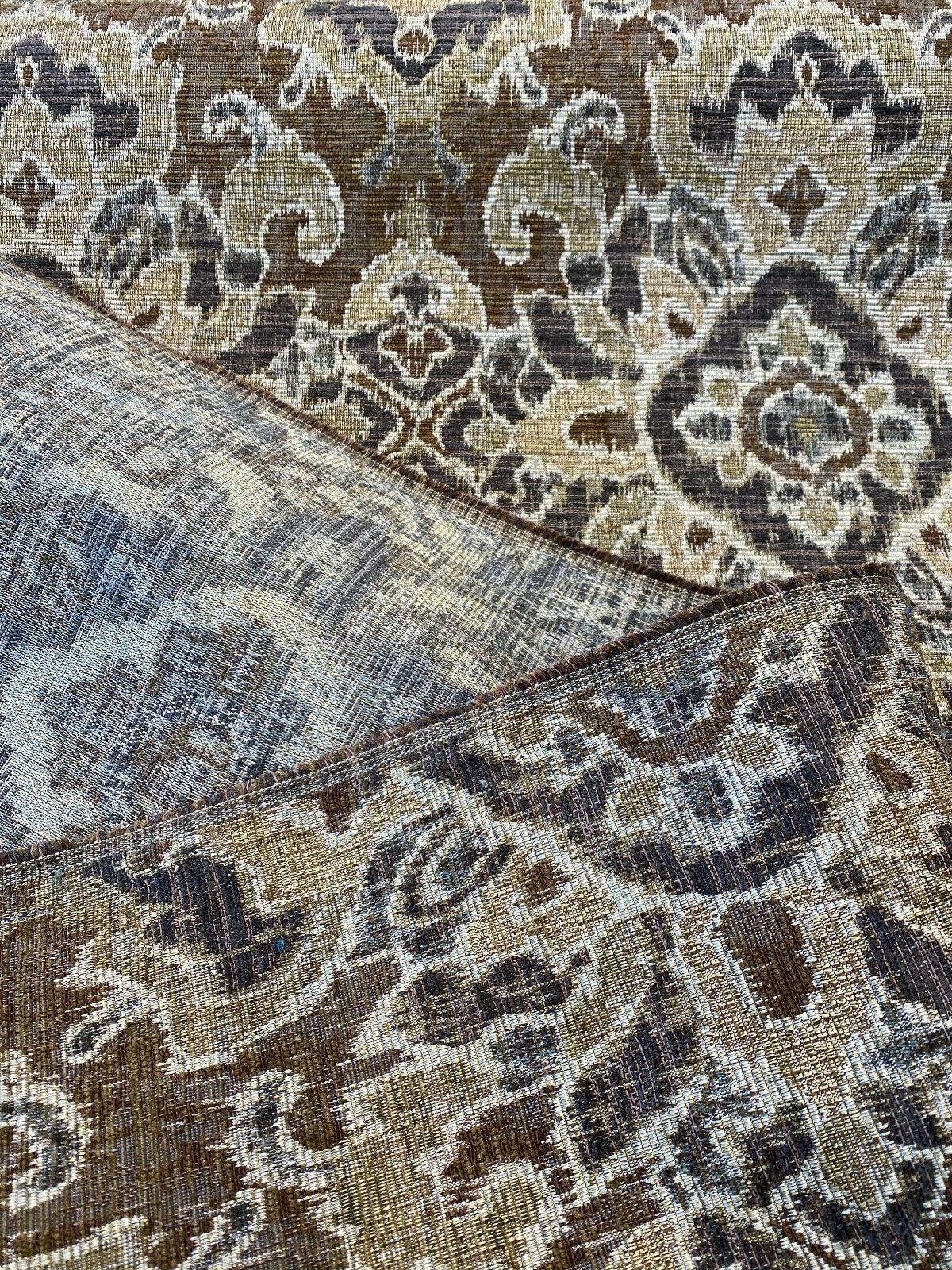 Upholstery Mazaro Moss Hindley Brown Damask Chenille Fabric By The Yard  Mill Creek Check us out online today! Find what you are looking for